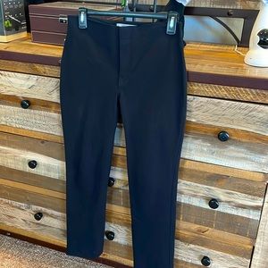M.M.Lafleur black pants with unique button system to allow for wearing flats!